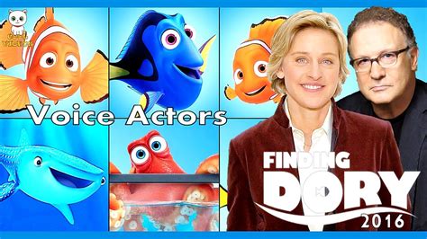 Voice Actors - Finding Dory 2016 - YouTube