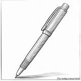Pen Coloring Pages  Free & Printable sketch template