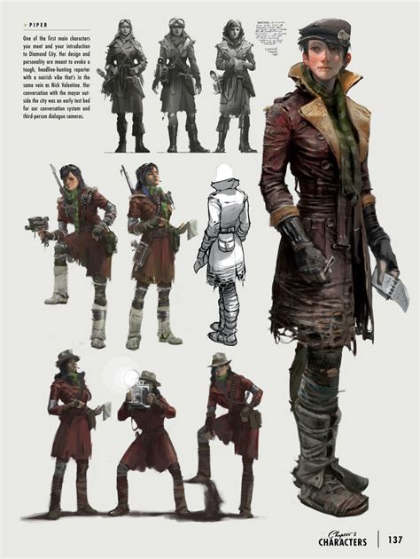 Fallout 4 - Piper Concept Art - post - Imgur | Fallout concept art, Fallout 4 concept art ...