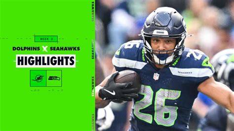 Zach Charbonnet Highlights - 2024 Week 3 Seahawks vs. Dolphins