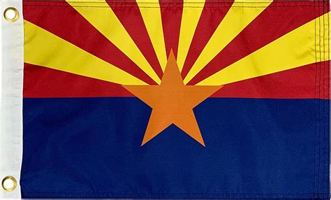 Amazon.com : TOPFLAGS Arizona Flag 3x5 Made in USA-Double Sided and 3 Ply Arizona State Flags ...