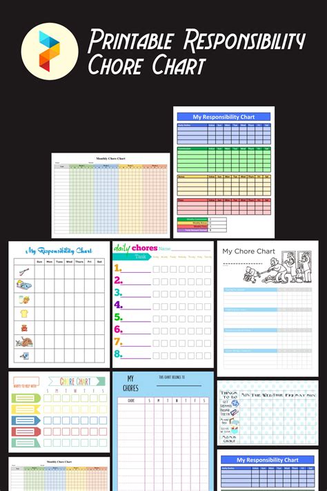 10 Best Printable Responsibility Chore Chart PDF for Free at Printablee