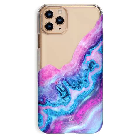Geode Glitter Clear iPhone Case | Clear iphone case, Iphone cases, Pretty phone cases