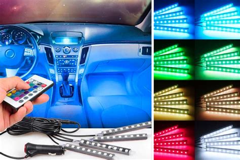 LED Car Interior Strip Lights Offer - Wowcher