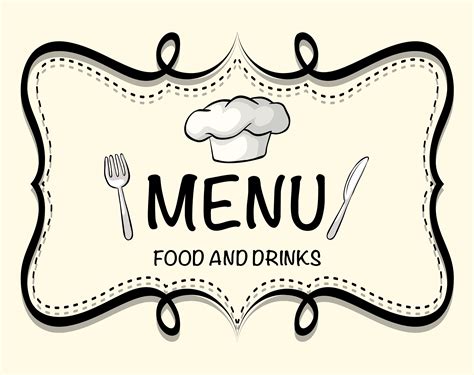 Logo design of restaurant menu 430684 Vector Art at Vecteezy