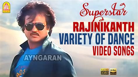 Superstar Rajinikanth's Variety of Dance Hits - HD Video songs | Thalapathy | Mannan ...