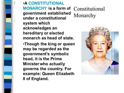 Limited Monarchy Examples