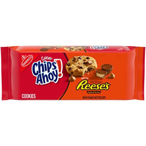 CHIPS AHOY! Chewy Chocolate Chip Cookies with Reese's Peanut Butter Cups, 9.5 oz - Walmart.com ...