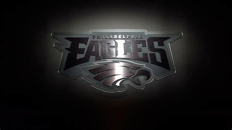 Download Philadelphia Eagles Black Logo Wallpaper | Wallpapers.com