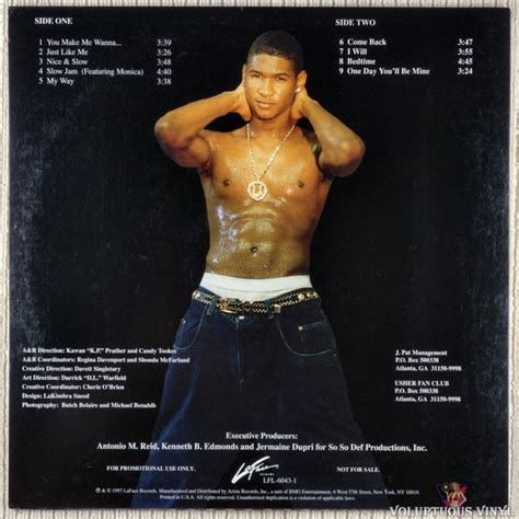 Usher ‎– My Way (1997) Vinyl, LP, Album, Promo – Voluptuous Vinyl Records