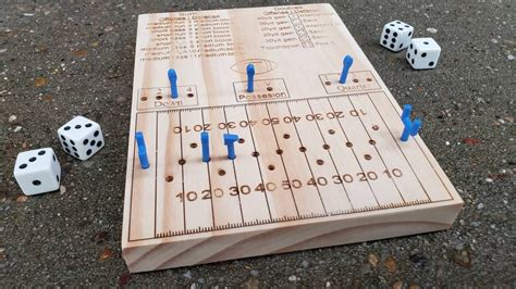 Wooden Football Dice Game | Etsy