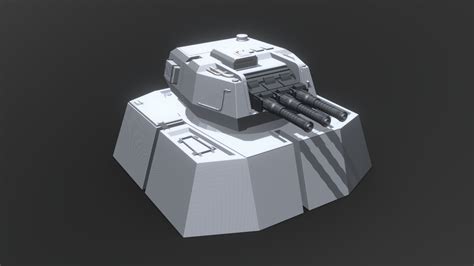 Heavy Turbolaser Turret - Star Wars Inspired - Buy Royalty Free 3D model by KolorowyAnanas ...