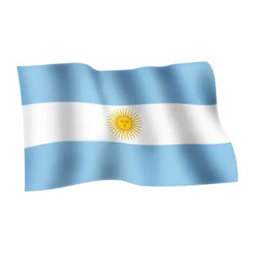 Argentina Flag Waving Transparent, Argentina Flag With Pole, Argentina ...