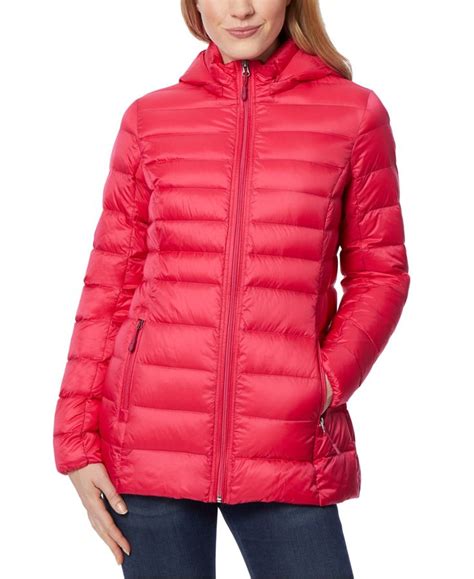 32 Degrees Packable Hooded Down Puffer Coat, Created for Macy's ...