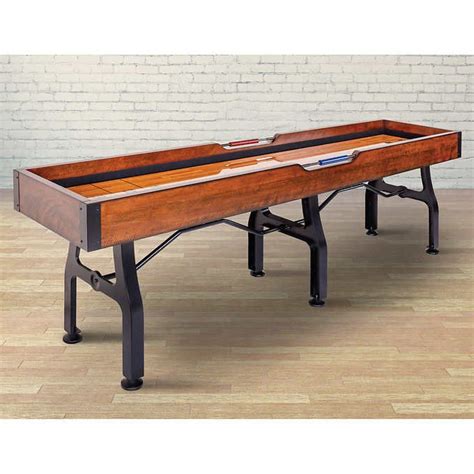 Vintage 9' Shuffleboard Table | Steampunk Style | Pinterest | Shuffleboard table, Birch and Metals