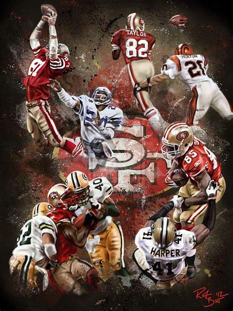 The Catches. by rbrunoillustration. San francisco 49ers football, San francisco 49ers nfl, 49ers ...