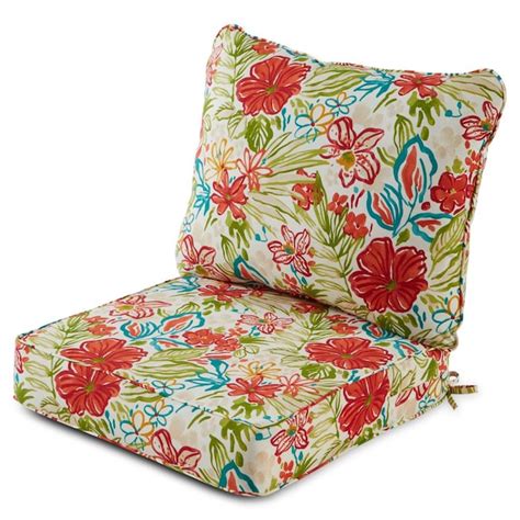 Greendale Home Fashions 2-Piece Breeze Deep Seat Patio Chair Cushion in ...