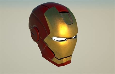 Iron Man Helmet 3D asset | CGTrader