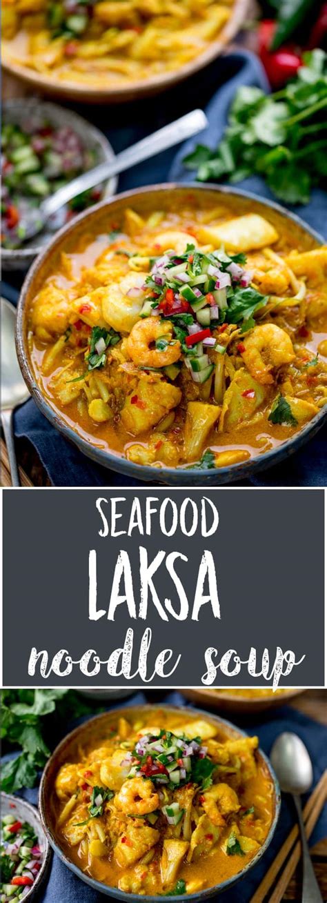 Seafood Laksa - Nicky's Kitchen Sanctuary