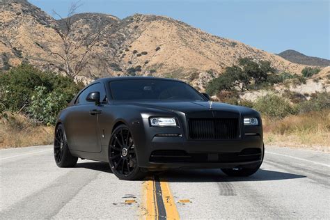 Threatening Look of Custom All- Black Matte Rolls Royce Wraith — CARiD.com Gallery