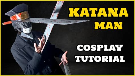Katana Man Cosplay | Chainsaw Man Cosplay Tutorial - YouTube