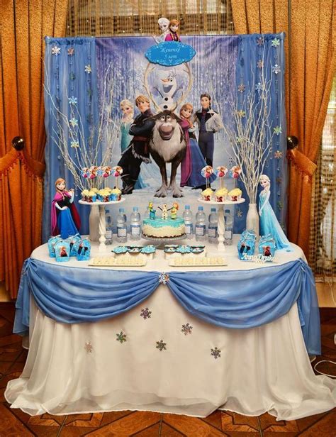 "Frozen" Birthday Party Ideas | Photo 1 of 11 | Frozen themed birthday ...