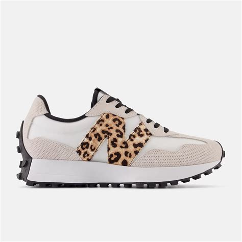 Womens New Balance 327 White Dawn Glow Animal Print WS327SD | More Sneakers