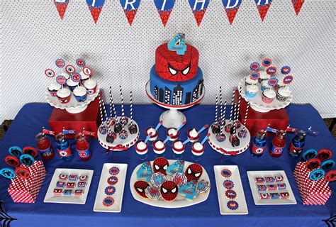 Hayden’s Spiderman Party | Spiderman birthday party decorations ...