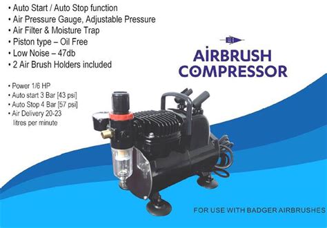 Badger BA1000 Airbrush Compressor