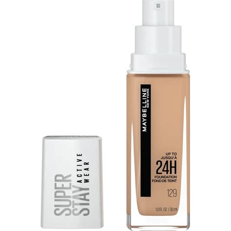 Maybelline Super Stay Liquid Foundation Makeup, Full Coverage, 129 ...