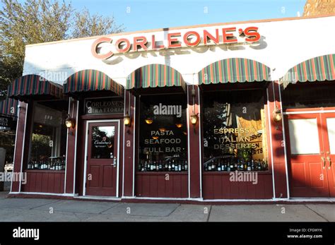 Corleone's Trattoria Italian restaurant, Savannah, Georgia, USA Stock Photo - Alamy