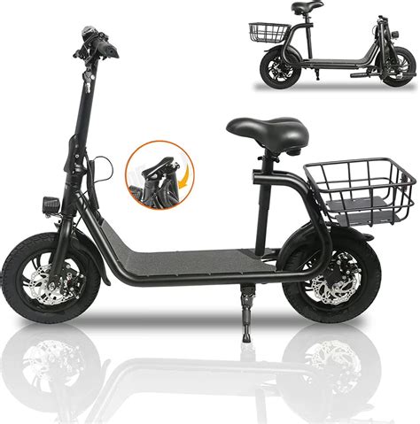 Lohoms 450W 36V Foldable Electric Scooters Bike, Adult Electric Moped Commuter Ebike Biycle ...