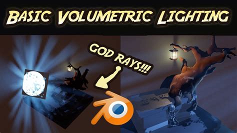 GOD RAYS and Volumetric Lighting (Blender Beginners) | Volumetric lighting, Blender tutorial ...