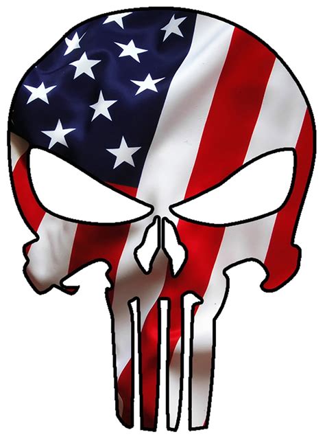 Newest and best here Manufacturer Price Punisher Skull American Flag ...