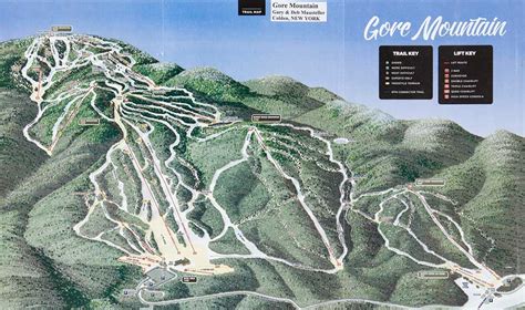 Gore Mountain Ski Area Trail Map