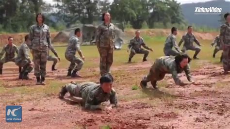 Watch how China's female special forces conduct training - YouTube