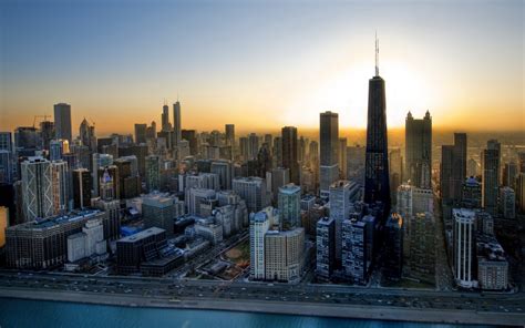 Download Man Made Chicago HD Wallpaper