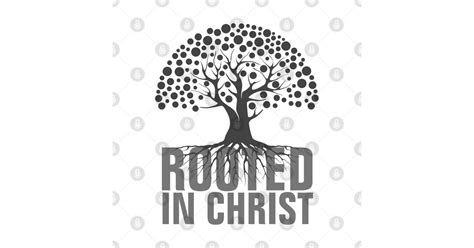 Rooted In Christ - Christian Quotes - Rooted In Christ - Tapestry | TeePublic