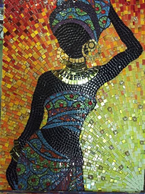 Mosaic portrait, Mosaic art, Mosaic artwork