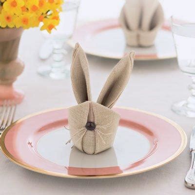 The Art of Folding Napkins for Easter Decorating, Creative Easter ...