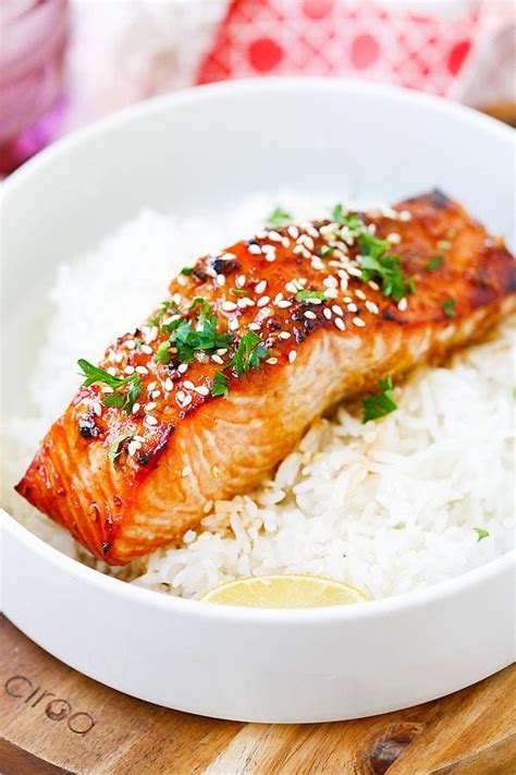 Easy Ginger Garlic Baked Salmon - Rasa Malaysia