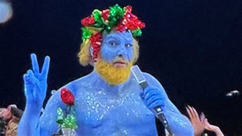 'Naked blue man' breaks his silence over 'grossly offensive' Last Supper parody at Olympics ...