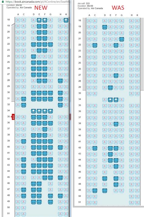 Airbus A330 300 Air Canada Seating Chart - Chart Walls