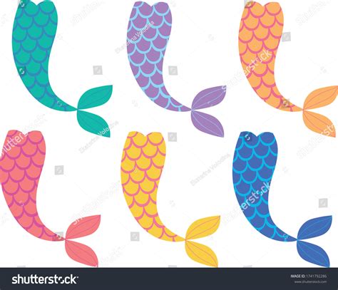 1,515 Mermaid Tail Clipart Images, Stock Photos & Vectors | Shutterstock