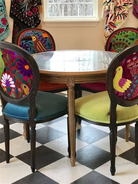 Mexican Textiles That Wow - The Chair Stylist | Mexican dining room ...