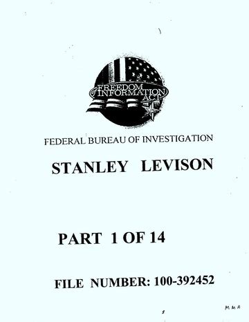 Stanley Levison : Federal Bureau of Investigation : Free Download ...