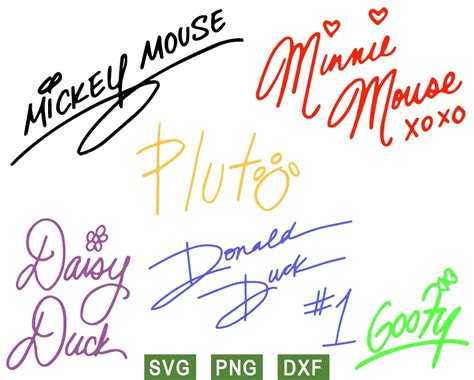 Mickey Mouse Signature Font