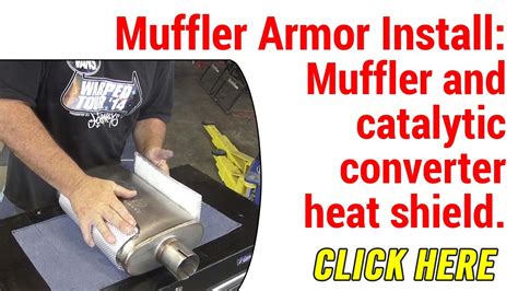 How To Video: Install a Muffler Heat Shield - YouTube