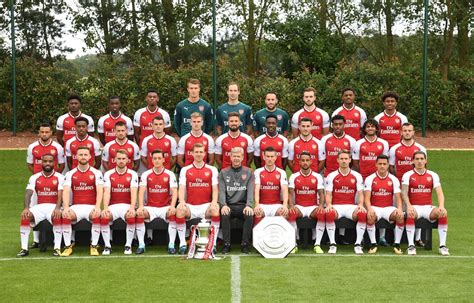 Arsenal 2017/18 squad picture photocall - football.london