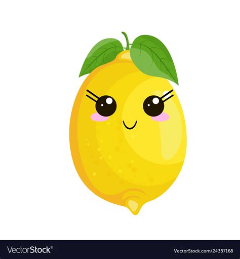 Funny Lemon Character Smiling Stock Vector Image | My XXX Hot Girl